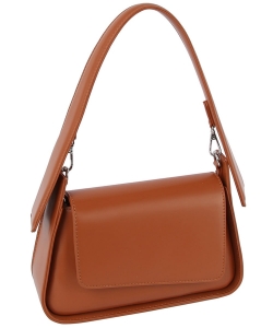 Fashion Flap Shoulder Bag LHU512-Z BROWN